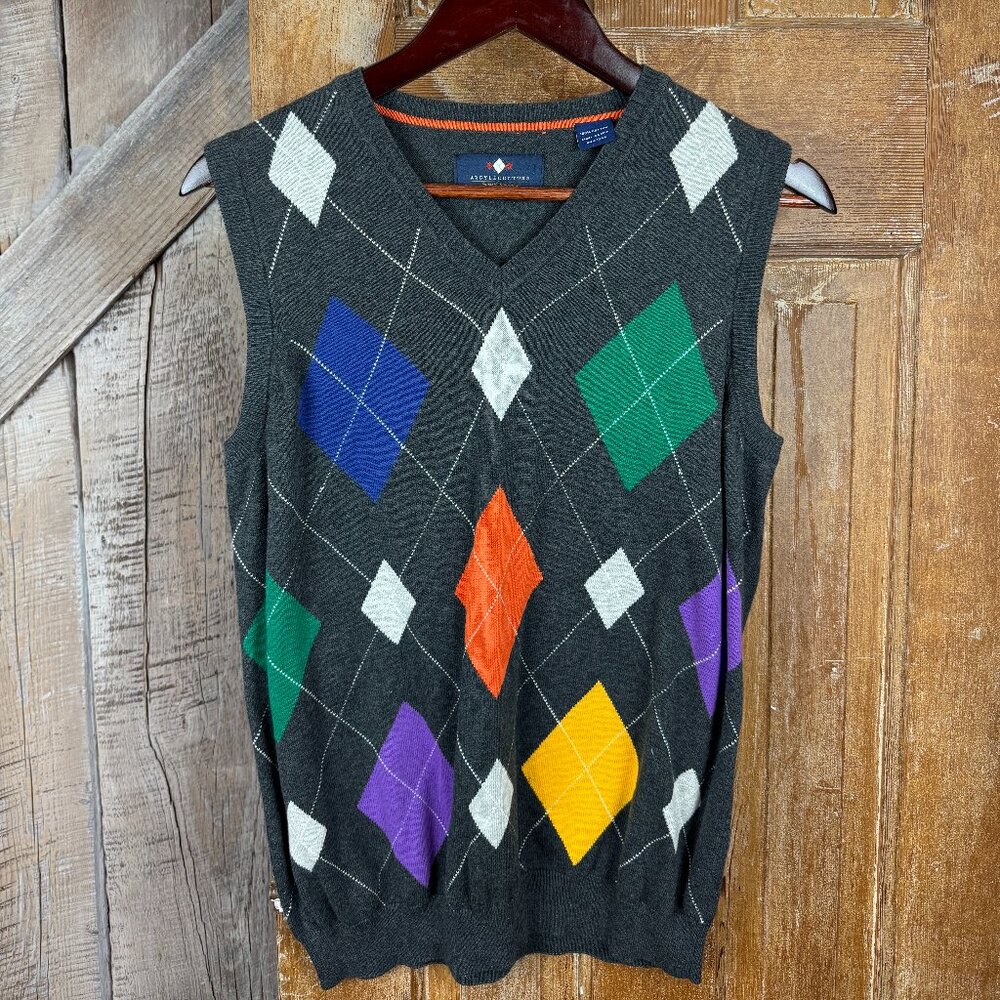 Argyleculture 100% Cotton Sweater Vest